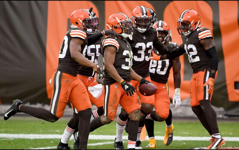 Los Browns de Cleveland se instalaron en los playoffs por primera vez desde 2002. N. Antaya / AFP