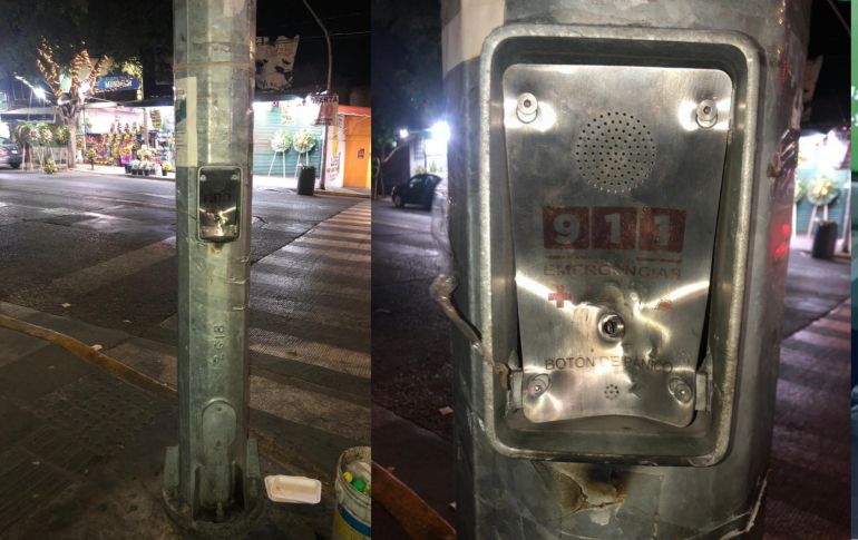 Hasta ahora, los daños se reportan en el dispositivo del Botón de Pánico. ESPECIAL