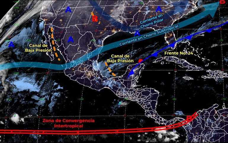 Pronóstico del clima para Guadalajara y Jalisco del 4 de enero 2020. ESPECIAL