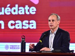 Usuarios de redes sociales criticaron el hecho de que López-Gatell participara en este evento. EFE/Presidencia