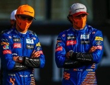 En 2021, Lando Norris (I) participará con McLaren en su tercera temporada de la Fórmula 1 acompañado por Daniel Ricciardo, que llegó para reemplazar al español Carlos Sainz Jr (D), que se fue a Ferrari. TWITTER / @McLarenF1