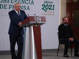 AMLO señaló que la vacunación de la población es lo que más preocupa, puesto que la parte económica y los problemas de inseguridad van mejorando. SUN / B. Fregoso