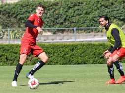 El refuerzo argentino Julio Furch se lesionó en el último partido de pretemporada ante Leones Negros. TWITTER / @atlasfc