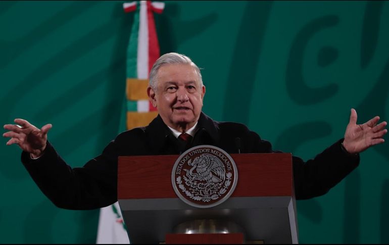 Asimismo, López Obrador destacó que México es el primer país en América Latina en vacunación y negó que el sistema de salud esté rebasado. SUN / B. Fregoso