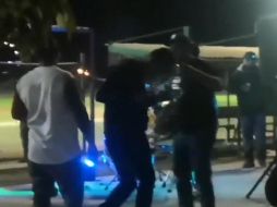 El festejo se realizó por el día del policía. TWITTER@AguedaBarojas