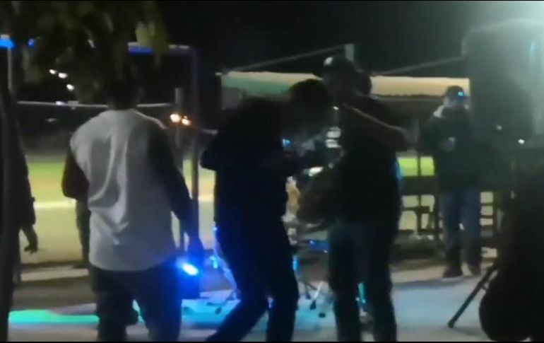 El festejo se realizó por el día del policía. TWITTER@AguedaBarojas