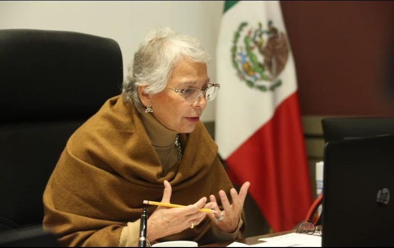 Sánchez Cordero declaró que las vacunas serán de acceso universal luego de que algunos actores políticos acusaran un uso electoral de las dosis. TWITTER/@M_OlgaSCordero