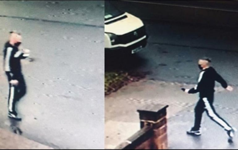 La policía publicó imágenes de CCTV de un inidividio con quien quieren hablar en relación con el incidente. POLICÍA DE LONDRES