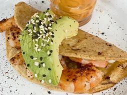 Sabor. Taco Krispy de camarón. ESPECIAL