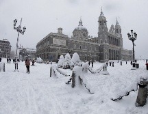 El fenómeno, bautizado como ''Filomena'', hizo que se declarara la alerta roja en cinco regiones de España, entre ellas Madrid. EFE / D. Fernández