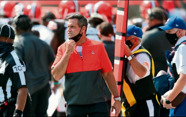 SUSTITUTO. Mike Priefer será quien tome el lugar de Kevin Stefanski por los Browns. AP • D. Richard
