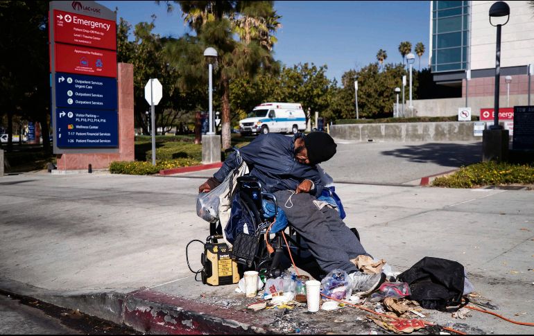 DETERIORO. La recesión económica de EU por el COVID-19 ha aumentado la precariedad y la pobreza.  EFE
