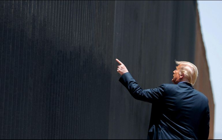 La visita de Trump marcar el término de más de 640 kilómetros de muro fronterizo. Será el primer acto del presidente tras el asalto al Capitolio. AFP/ARCHIVO