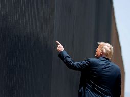 La visita de Trump marcar el término de más de 640 kilómetros de muro fronterizo. Será el primer acto del presidente tras el asalto al Capitolio. AFP/ARCHIVO