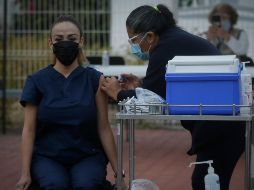 Melissa Zapiaín forma parte de los mil 500 médicos que forman parte del HGO quienes recibirán la vacuna en los próximos días. EL INFORMADOR/ F. Atilano