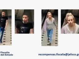 El fiscal del Estado comparte la imagen de un hombre y una mujer presuntamente involucrados en el asesinato del ex gobernador; pide ayuda para identificarlos. FACEBOOK / Fiscalía del Estado de Jalisco