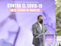 Cuauhtémoc Blanco exhortó al Sector Salud y a las instituciones a involucrarse en el proceso de vacunación, a privilegiar el orden y trato humano a la población. TWITTER/@cuauhtemocb10