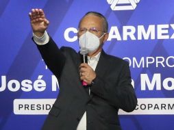 José Medina Mora ofreció la colaboración de la Coparmex en la reactivación económica y en el aumento al salario mínimo. TWITTER/Coparmex