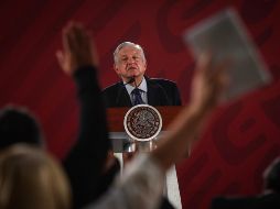 Durante la mañanera de AMLO del 23 de diciembre, un reportero pidió la opinión del sobre la alianza opositora del PAN, PRI y PRD. NTX / ARCHIVO