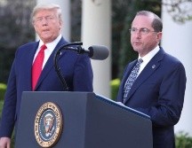 En su carta al presidente Donald Trump, fechada el 12 de enero, Azar deploró el asalto al Capitolio efectuado por simpatizantes del mandatario. EFE/M. Reynolds