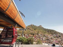 Teleférico a La Bufa. Disfruta de una vista panorámica de la urbe zacatecana desde su moderno teleférico. EL INFORMADOR/F. González