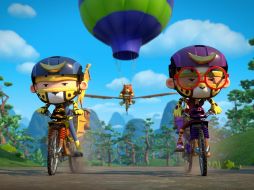 La cuarta temporada de “Hola, ninja” trae de regreso a “Wesley”, “Georgie” y “Pretzel”.  CORTESÍA / Netflix