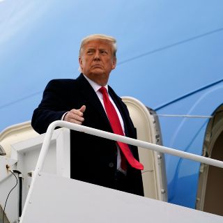 Trump pasa su último día en la Casa Blanca y Biden va para Washington