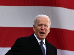 Joe Biden llegará en caravana al Capitolio para la ceremonia de toma de posesión. AFP/J. Watson