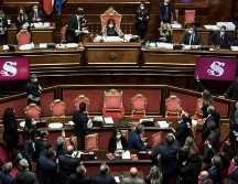 Giuseppe Conte perdió el apoyo del pequeño pero clave partido Italia Viva del ex primer ministro Matteo Renzi. EFE/R. Monaldo