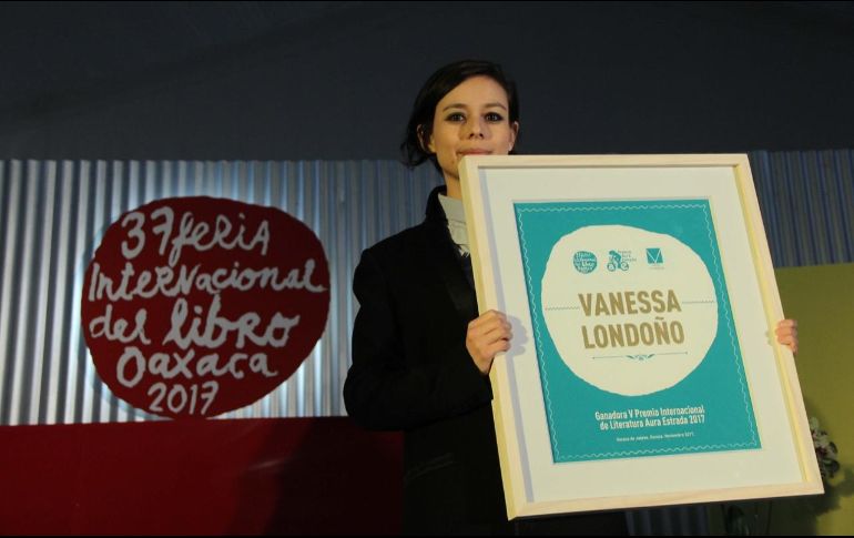 La colombiana Vanessa Londoño es la ganadora más reciente del Premio de Literatura Aura Estrada. ESPECIAL