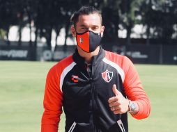 ''No es solamente cuestión de hablar'', dice el atacante de Atlas, ''es cuestión de trabajo y triunfos, ya no podemos regalar nada''. TWITTER / @atlasfc