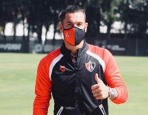 ''No es solamente cuestión de hablar'', dice el atacante de Atlas, ''es cuestión de trabajo y triunfos, ya no podemos regalar nada''. TWITTER / @atlasfc