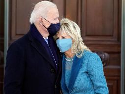 Se generó mucha expectativa sobre si Trump cumpliría con el rito de dejar un mensaje para su sucesor. EFE/A. Brandon