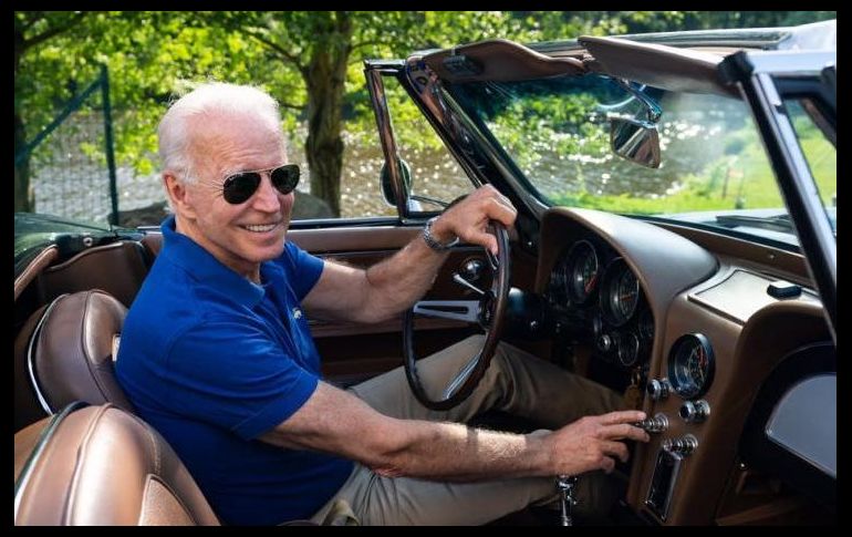 La pasión entre Joe Biden y los autos nace por el antiguo empleo de su padre. ESPECIAL