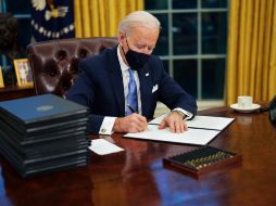 Biden, según un proveedor de catering no oculta también su afición a los refrescos, la Coca-Cola Zero en específico. EFE/D. Mills