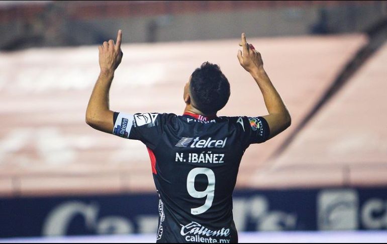 Nicolás Ibáñez festeja el segundo gol del partido. IMAGO 7/A. Ferretiz
