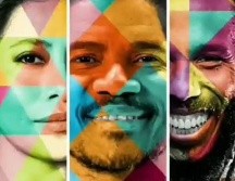 La portada del sencillo, que muestra los rostros de los tres artistas cubiertos de figuras geométricas multicolor, fue desarrollada por el muralista brasileño Carlos Eduardo Fernandes Léo. INSTAGRAM / @yalitzaapariciomtz