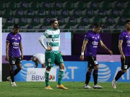 Diego Valdés consiguió batir la portería de Mazatlán, pero el gol fue anulado por fuera de lugar. IMAGO7/E. Reséndiz