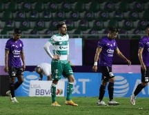 Diego Valdés consiguió batir la portería de Mazatlán, pero el gol fue anulado por fuera de lugar. IMAGO7/E. Reséndiz