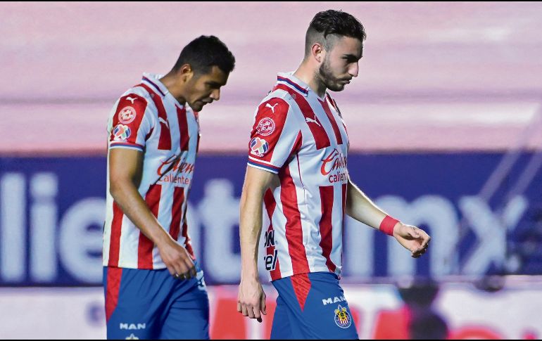 Chivas no pudo ante el San Luis y no han conocido la victoria en el Guard1anes 2021. IMAGO7