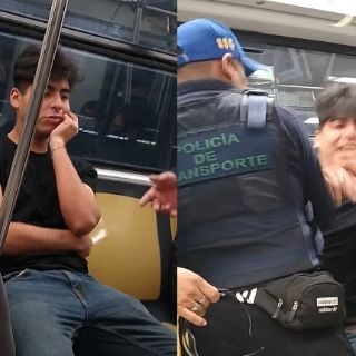 Jóvenes son detenidos en el Metro por no usar cubrebocas