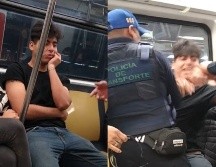 “Mira, para empezar estoy vacunado, ¿okay? Soy del IMSS y trabajo en el IMSS”, reacciona el usuario ante el llamado de atención de los elementos. FACEBOOK: Nena Linda