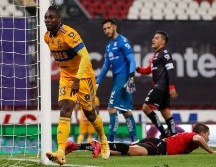 Julián Quiñones festeja el segundo gol del partido. Los Zorros lucieron inoperantes a lo largo del juego. IMAGO 7/F. Meza