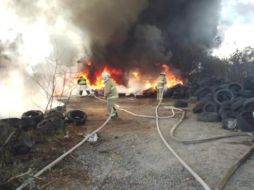 No se reportan personas heridas, ni las posibles causas del siniestro. Cortesía