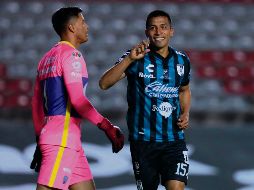 SENTENCIÓ. Ángel Sepúlveda hizo gol de cabeza a pase de Luis Antonio Valencia. Fue el 2-0. IMAGO7