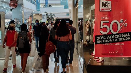 Se reporta un avance de 5.8% en las ventas de ropa y de 11.9% en las ventas de las tiendas departamentales. EL INFORMADOR/ARCHIVO