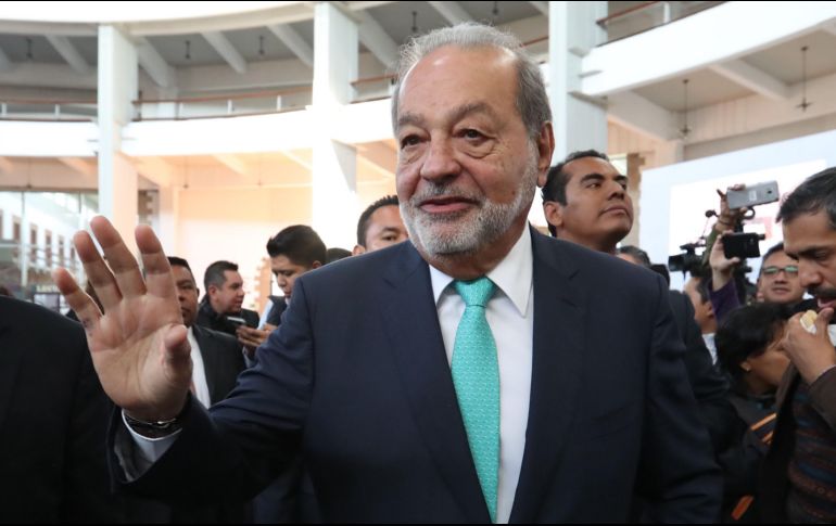 El domingo, al igual que AMLO, se reveló que Slim fue contagiado de COVID-19. SUN / ARCHIVO
