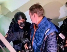 Los sitios allanados incluyeron el apartamento de Navalny, y un apartamento alquilado en el que estaba viviendo la esposa de Navalny, Yulia. AP/M. Chernov