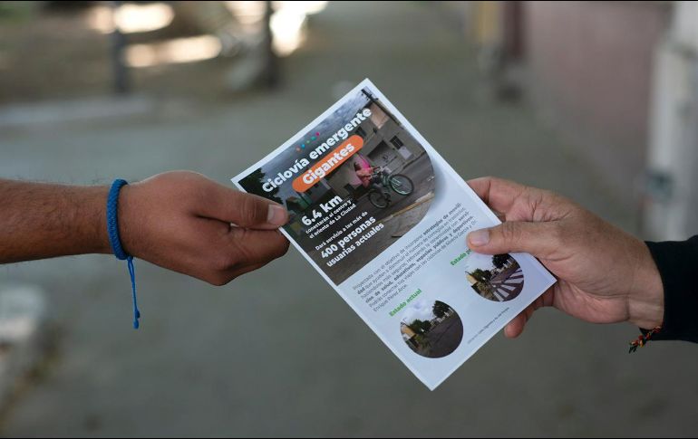 Actualmente se terminan los trabajos de socialización del proyecto vial con una respuesta favorable por parte de los vecinos. ESPECIAL / Gobierno de Guadalajara