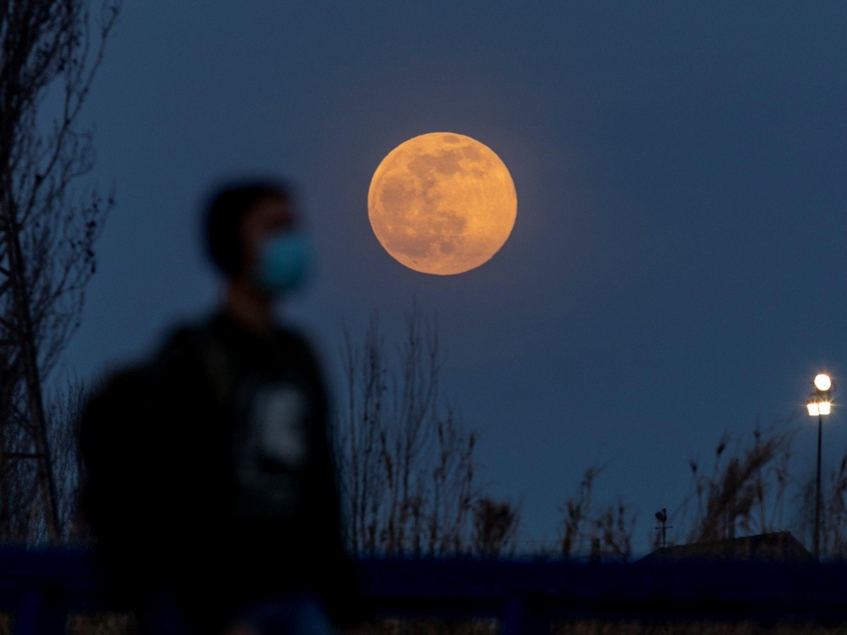 luna de lobo asi se vio la primera luna llena del 2021 el informador